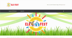Desktop Screenshot of elkfestevent.com